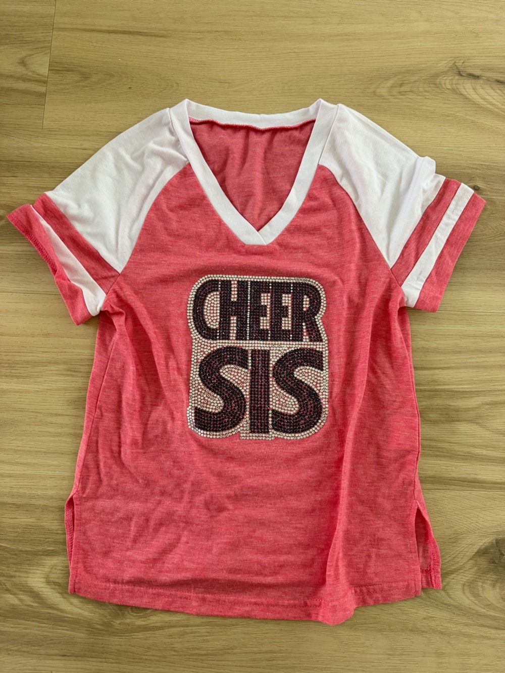 Kids Pink Cheer Graphic Tee